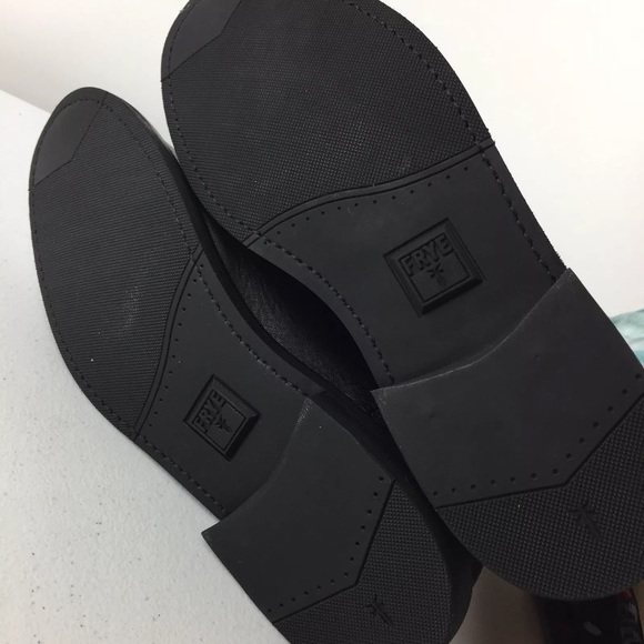 Frye Mens Seth Black Leather Ankle Boots - Picture 3 of 6